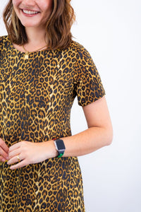 Vestido Sara - Malha Confort Midi com Manga - Naguirre Shop