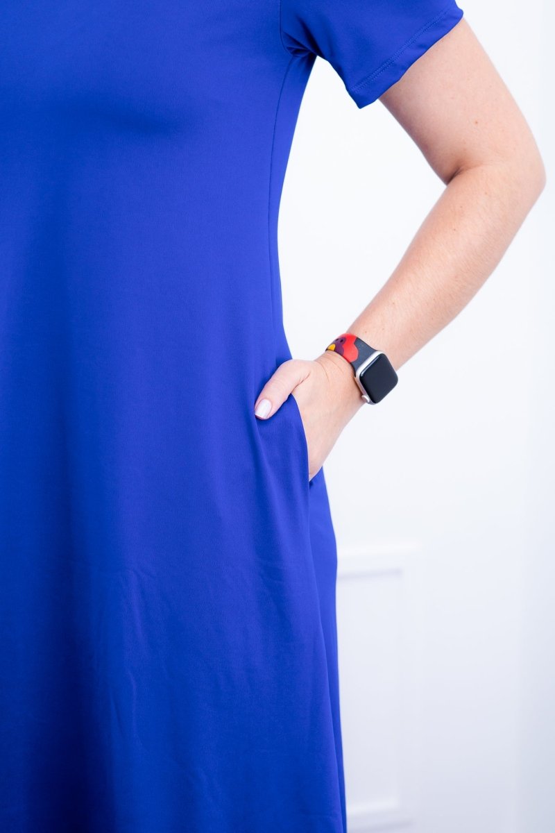 Vestido Sara - Malha Confort Midi com Manga - Naguirre Shop