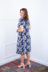 Vestido Sara - Malha Confort Midi com Manga - Naguirre Shop