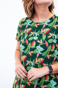 Vestido Sara - Malha Confort Midi com Manga - Naguirre Shop