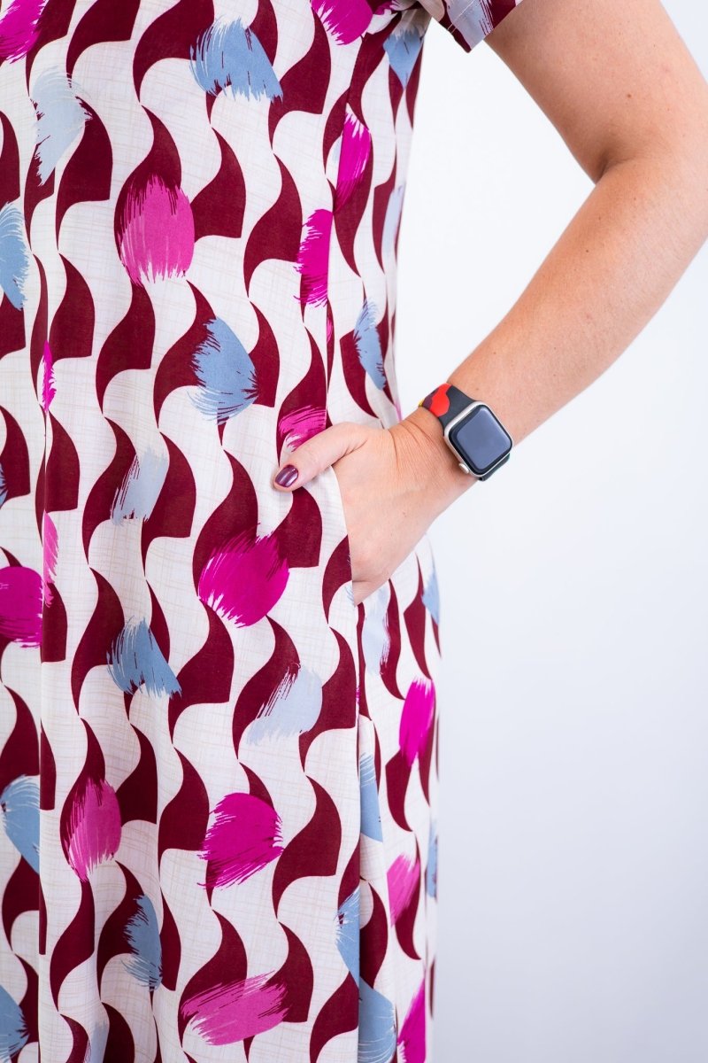 Vestido Sara - Malha Confort Midi com Manga - Naguirre Shop