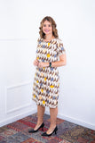 Vestido Sara - Malha Confort Midi com Manga - Naguirre Shop