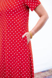Vestido Sara - Malha Confort Midi com Manga - Naguirre Shop