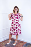 Vestido Sara - Malha Confort Midi com Manga - Naguirre Shop