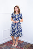Vestido Sara - Malha Confort Midi com Manga - Naguirre Shop