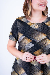 Vestido Sara - Malha Confort Midi com Manga - Naguirre Shop