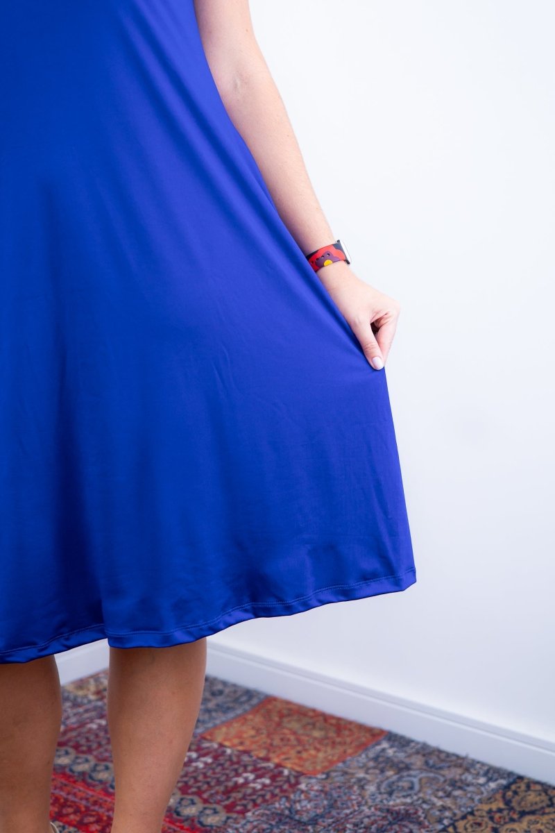 Vestido Sara - Malha Confort Midi com Manga - Naguirre Shop
