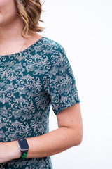 Vestido Sara - Malha Confort Midi com Manga - Naguirre Shop