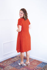 Vestido Sara - Malha Confort Midi com Manga - Naguirre Shop