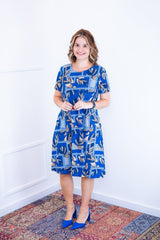 Vestido Sara - Malha Confort Midi com Manga - Naguirre Shop