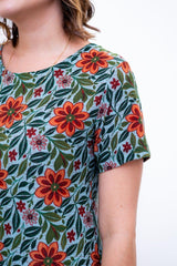 Vestido Sara - Malha Confort Midi com Manga - Naguirre Shop