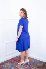 Vestido Sara - Malha Confort Midi com Manga - Naguirre Shop