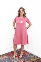 Vestido Sara - Malha Confort Midi com Manga - Naguirre Shop