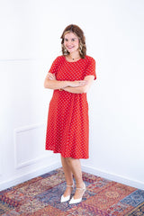 Vestido Sara - Malha Confort Midi com Manga - Naguirre Shop