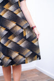 Vestido Sara - Malha Confort Midi com Manga - Naguirre Shop