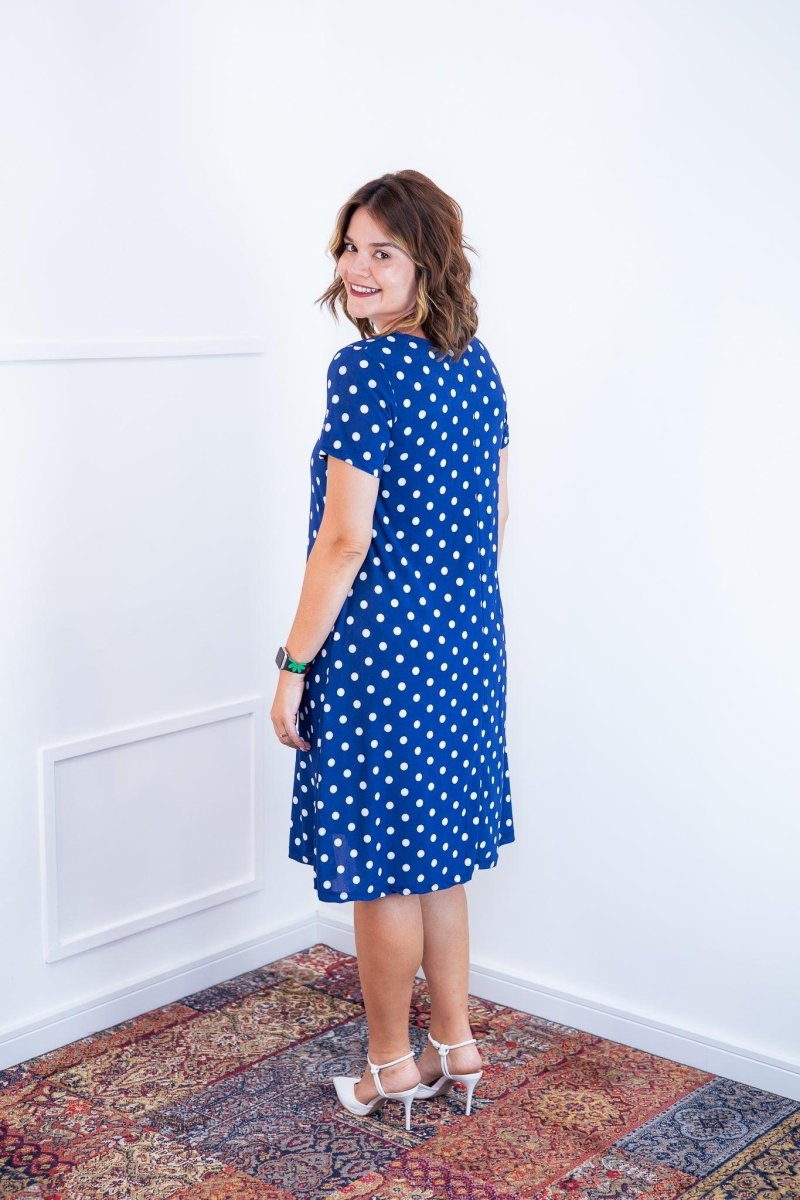 Vestido Sara - Malha Confort Midi com Manga - Naguirre Shop