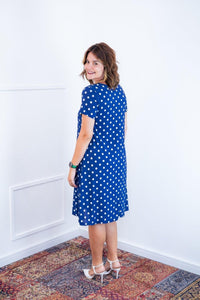 Vestido Sara - Malha Confort Midi com Manga - Naguirre Shop