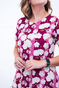 Vestido Sara - Malha Confort Midi com Manga - Naguirre Shop