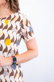Vestido Sara - Malha Confort Midi com Manga - Naguirre Shop