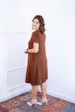 Vestido Sara - Malha Confort Midi com Manga - Naguirre Shop