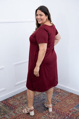 Vestido Sara - Malha Confort Midi com Manga - Naguirre Shop