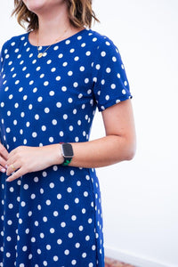 Vestido Sara - Malha Confort Midi com Manga - Naguirre Shop