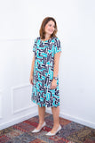 Vestido Sara - Malha Confort Midi com Manga - Naguirre Shop