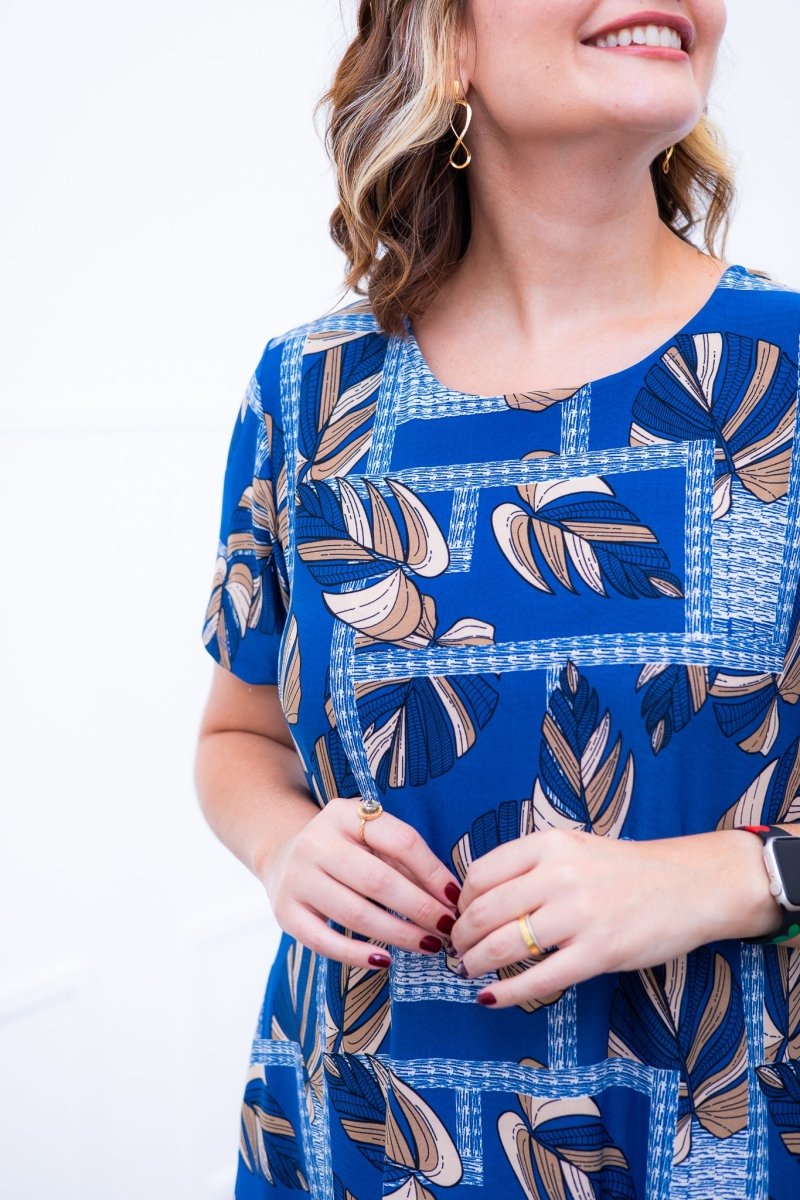Vestido Sara - Malha Confort Midi com Manga - Naguirre Shop