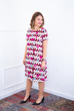 Vestido Sara - Malha Confort Midi com Manga - Naguirre Shop