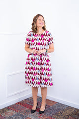 Vestido Sara - Malha Confort Midi com Manga - Naguirre Shop