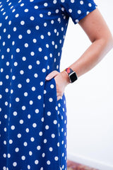 Vestido Sara - Malha Confort Midi com Manga - Naguirre Shop