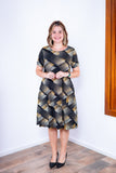 Vestido Sara - Malha Confort Midi com Manga - Naguirre Shop