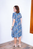 Vestido Sara - Malha Confort Midi com Manga - Naguirre Shop