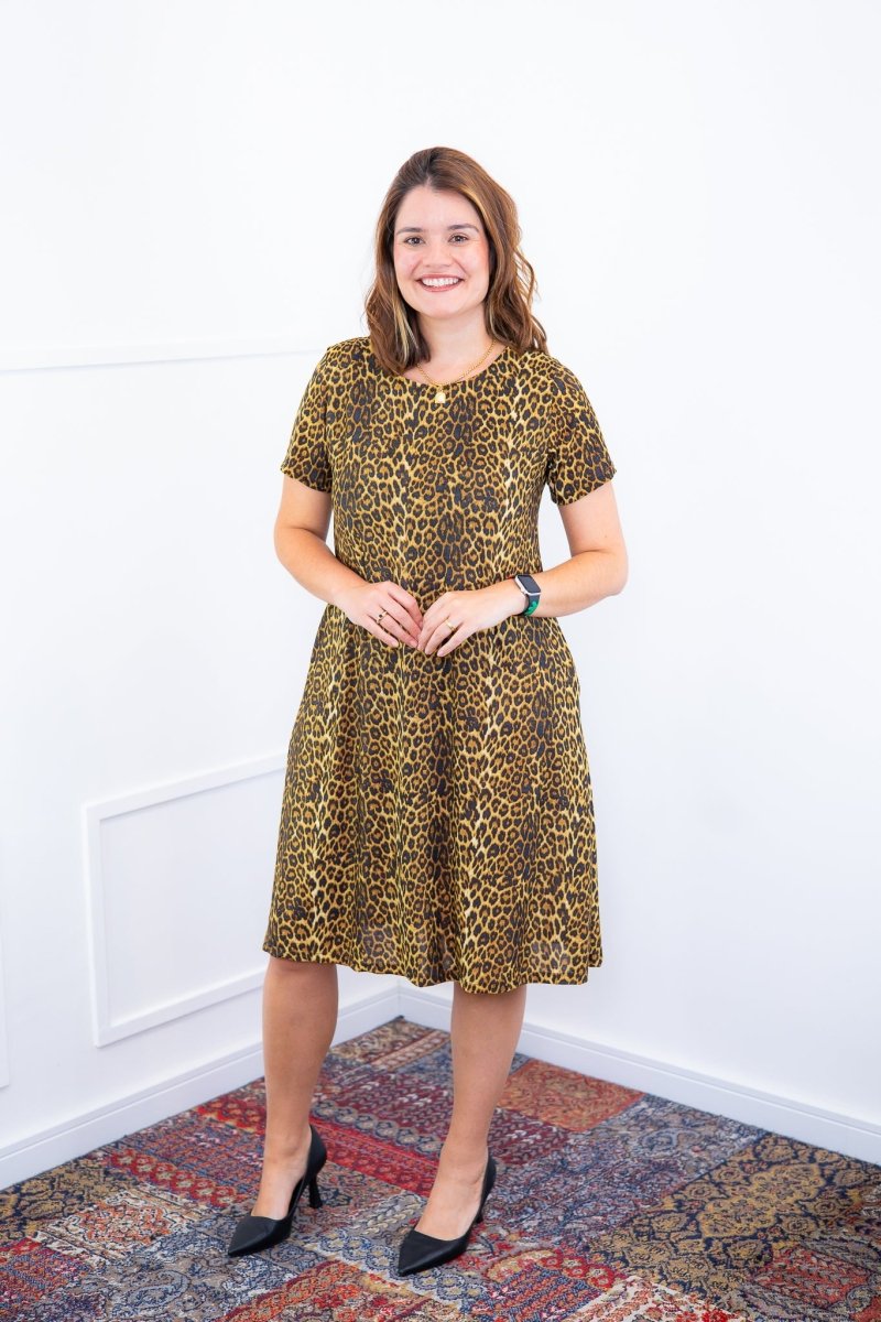 Vestido Sara - Malha Confort Midi com Manga - Naguirre Shop