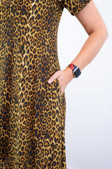 Vestido Sara - Malha Confort Midi com Manga - Naguirre Shop