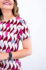 Vestido Sara - Malha Confort Midi com Manga - Naguirre Shop