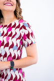 Vestido Sara - Malha Confort Midi com Manga - Naguirre Shop