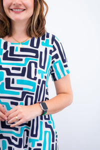 Vestido Sara - Malha Confort Midi com Manga - Naguirre Shop