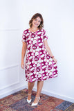Vestido Sara - Malha Confort Midi com Manga - Naguirre Shop