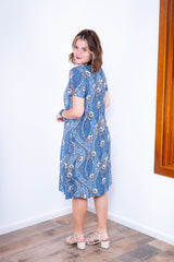 Vestido Sara - Malha Confort Midi com Manga - Naguirre Shop