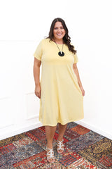 Vestido Sara - Malha Confort Midi com Manga - Naguirre Shop