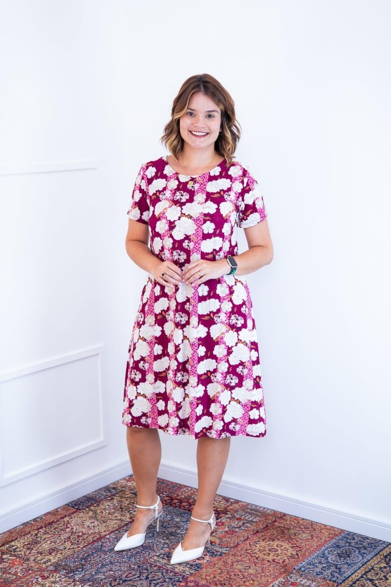 Vestido Sara - Malha Confort Midi com Manga - Naguirre Shop