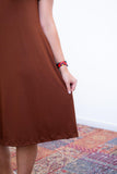 Vestido Sara - Malha Confort Midi com Manga - Naguirre Shop