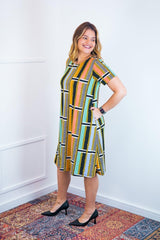 Vestido Sara - Malha Confort Midi com Manga - Naguirre Shop