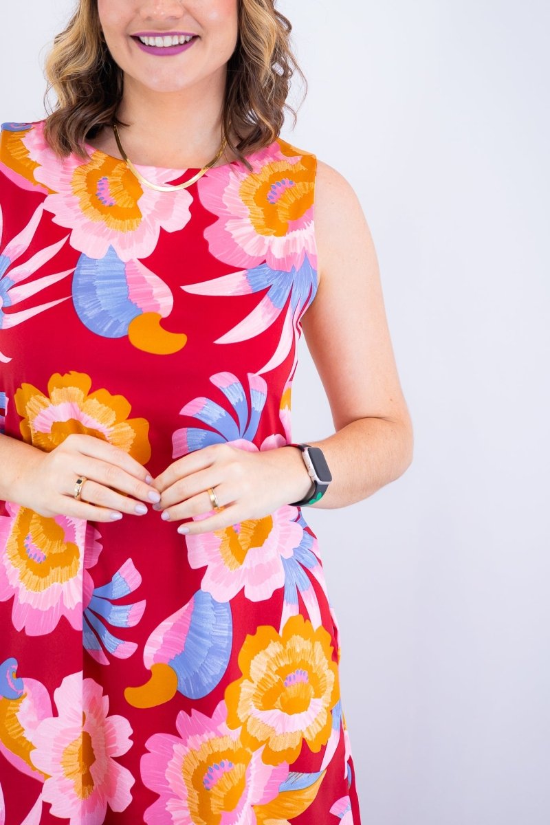 Vestido Sofia - Malha Confort Deluxe Regata Midi - Naguirre Shop