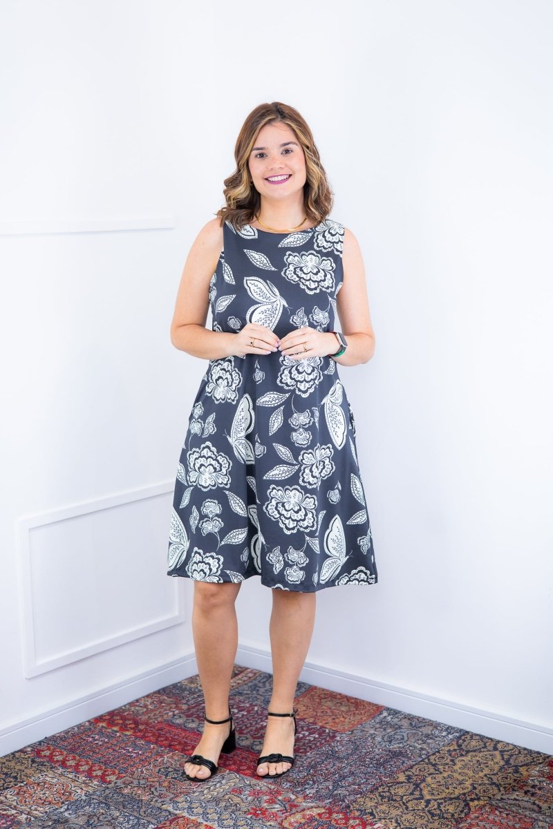 Vestido Sofia - Malha Confort Deluxe Regata Midi - Naguirre Shop