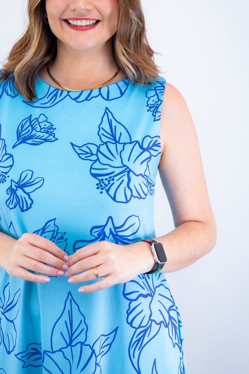 Vestido Sofia - Malha Confort Deluxe Regata Midi - Naguirre Shop