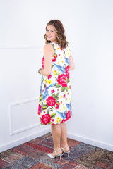 Vestido Sofia - Malha Confort Deluxe Regata Midi - Naguirre Shop