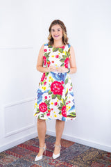 Vestido Sofia - Malha Confort Deluxe Regata Midi - Naguirre Shop