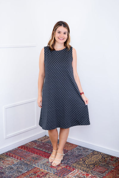 Vestido Sofia - Malha Confort Deluxe Regata Midi - Naguirre Shop